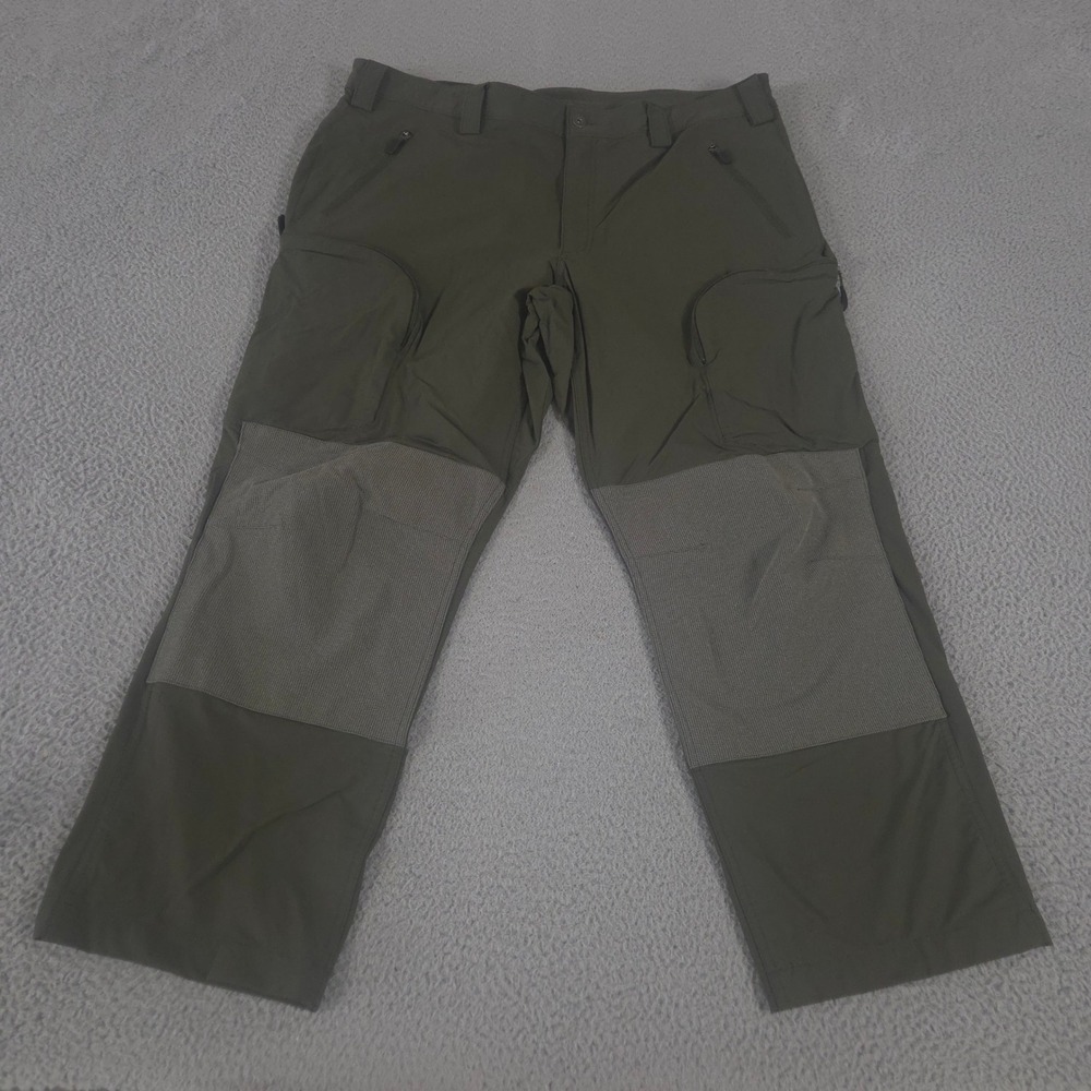 Alaskan Hardgear Pants Mens 40x30 Green Turnagain Cargo Straight Leg Reinforced